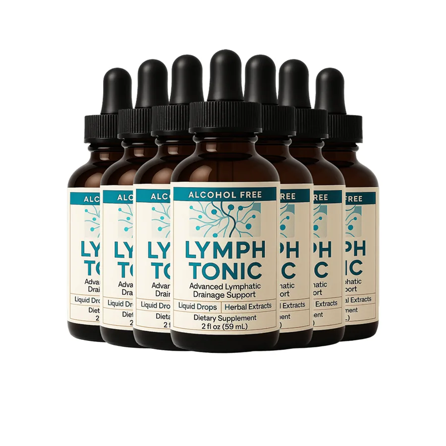 Lymph Tonic official lymphatic circulation support liquid drops bottle